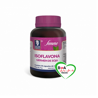 ISOFLAVONA 350MG 30 CAPS GERMEM DE SOJA  DOCTOR BERGER BOA SAUDE